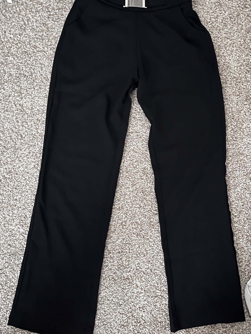 Urban Outfitters Black Wide-Leg Trousers